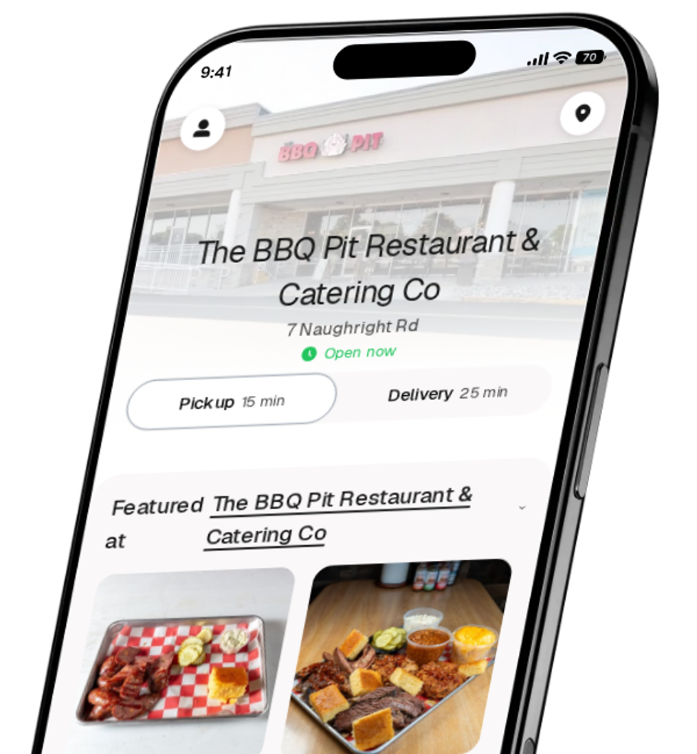 The BBQ Pit Restaurant & Catering Co app preview