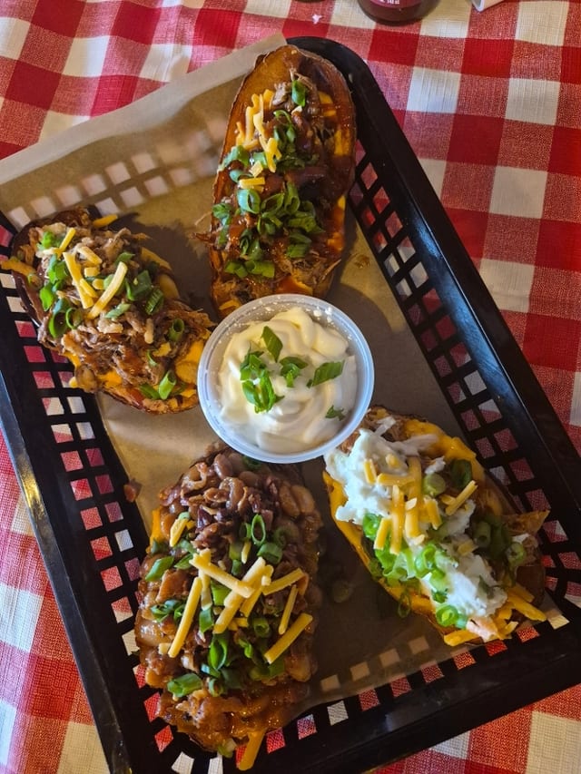 Potato Skin Sampler.