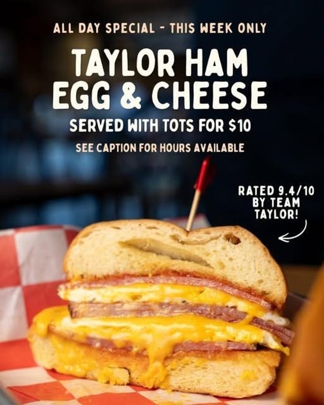 Jersey Smoke (Taylor Ham Egg and cheese).