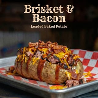 Brisket & Bacon Loaded Potato